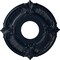 Ekena Millwork Attica Ceiling Medallion (Fits Canopies up to 3 1/2"), 12 3/4"OD x 4"ID x 1/2"P, Midnight Dream CM12ATMDF - alternate 1